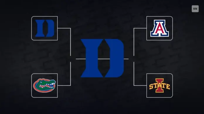 March Madness predictions 2026: Using AI to pick NCAA Tournament bracket upsets, Final Four image