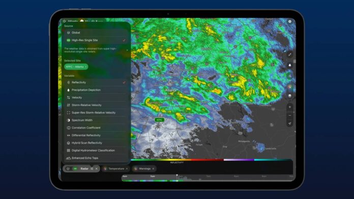 storm radar ipad
