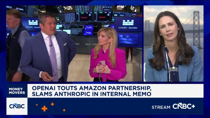 OpenAI memo criticizes Anthropic - CNBC