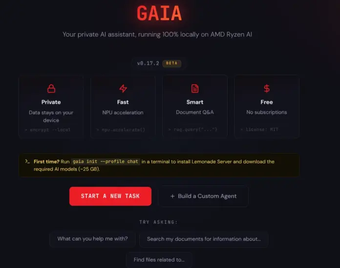 AMD's GAIA Now Allows Building Custom AI Agents Via Chat, Becomes 