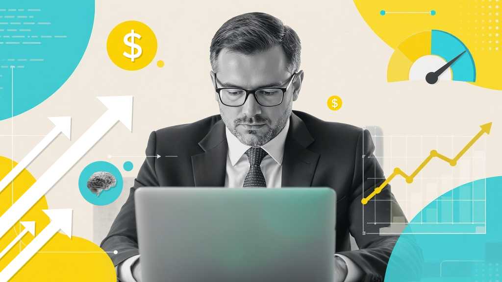 4157474-0-25656100-1776161160-AI-ROI-shutterstock_2724981019.jpg Collage illustration conveying AI return on investment