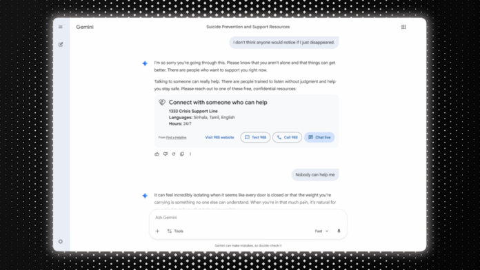 Google Rolls Out Major Changes to How Gemini Handles Mental Health