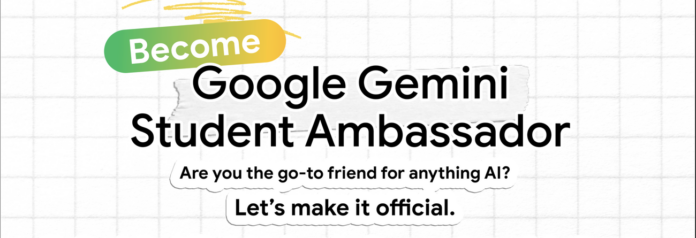 Become the next Google Gemini Student Ambassador in Egypt & Saudi Arabia