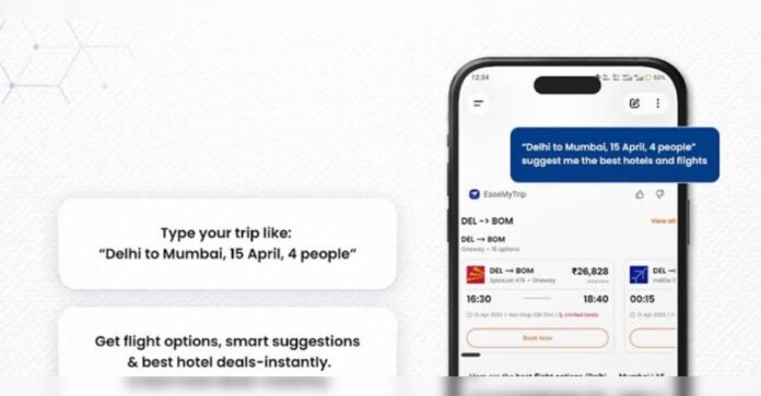 EaseMyTrip integrates with ChatGPT app for AI-led travel discovery and booking, ETTravelWorld