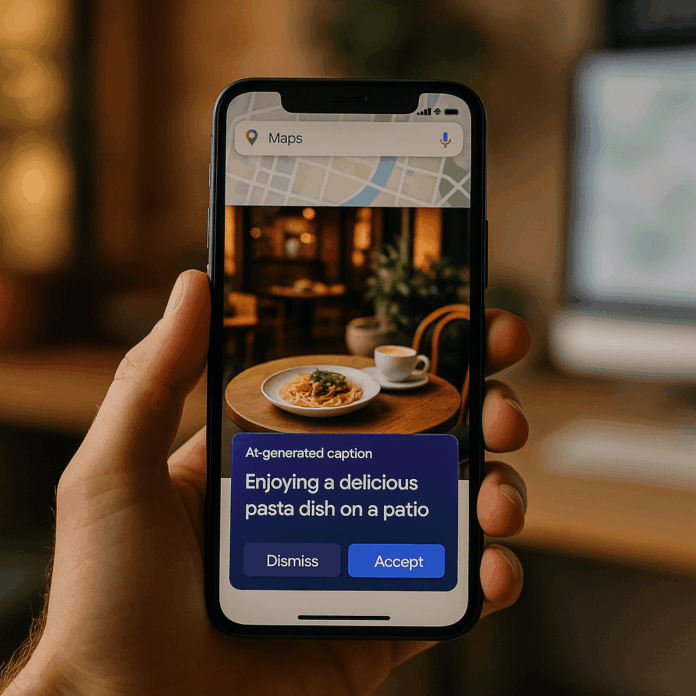 Google Maps Adds AI-Powered Photo Captions via Gemini