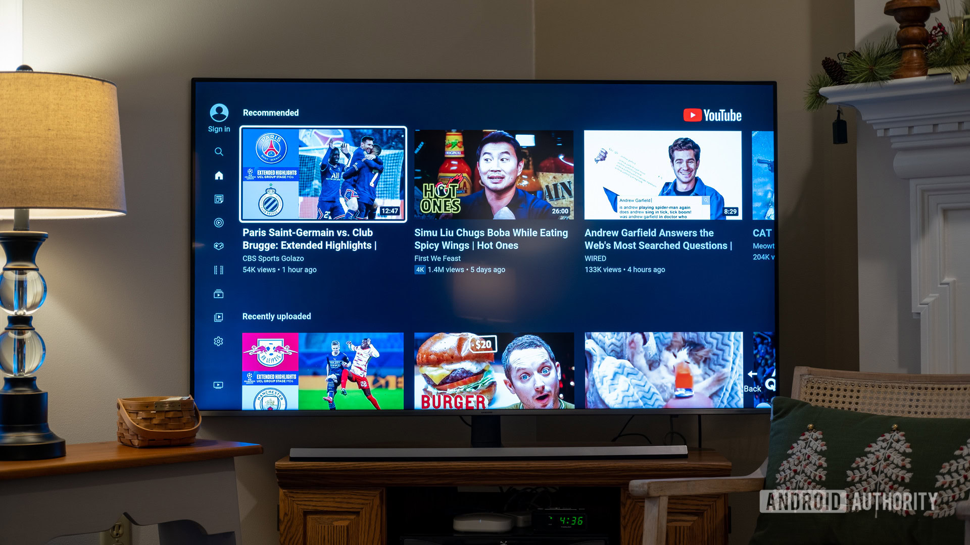 roku-youtube-tv-home.jpg The YouTube homescreen on Roku