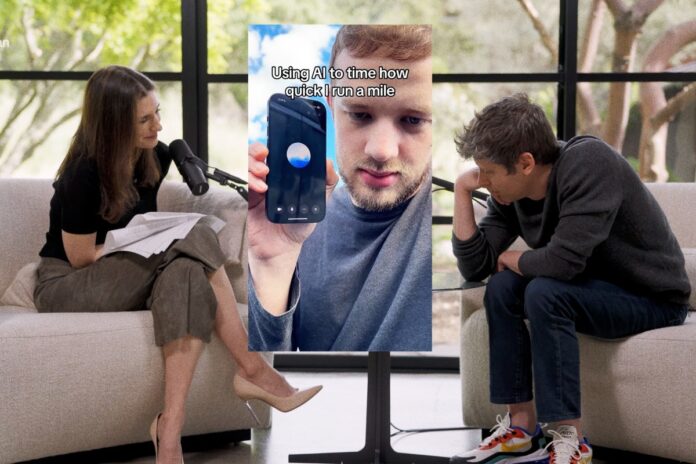 Sam Altman Watches Awkwardly As He's Shown Bizarre ChatGPT Issue: 